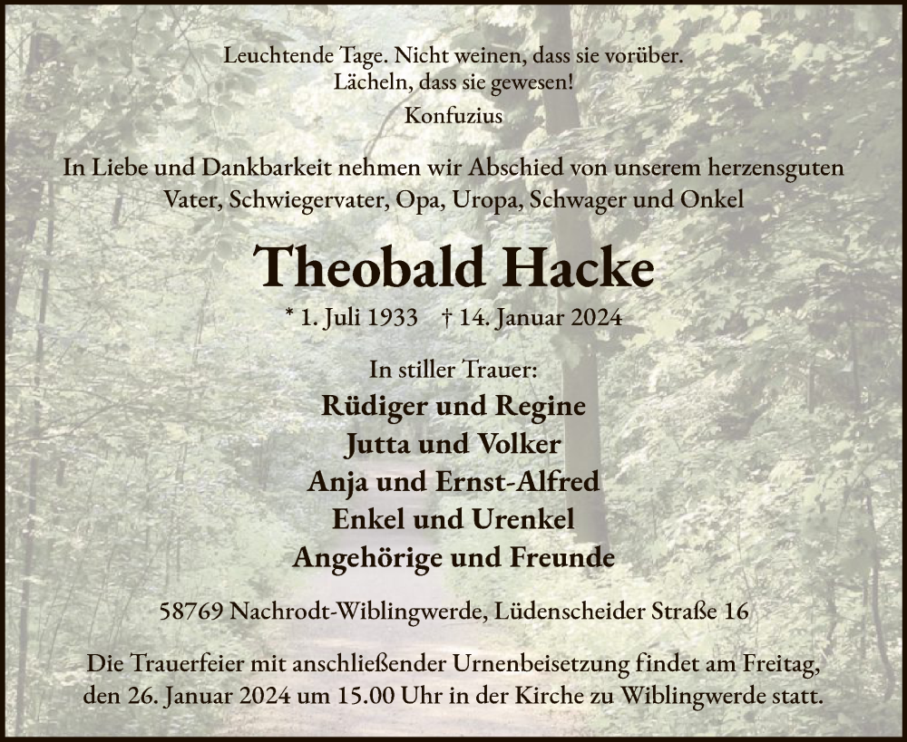 Theobald Hacke