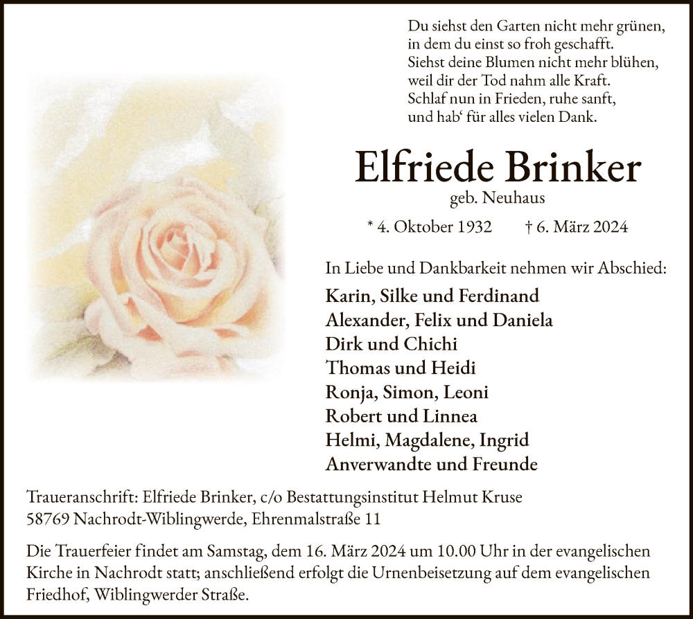 Elfriede Brinker